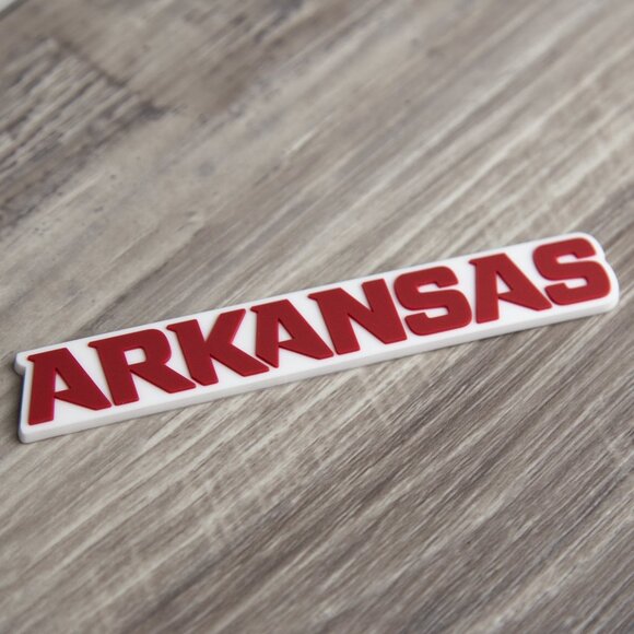 Arkansas Razorbacks ARKANSAS Red 3D Five Panel Classic Rope Hat- Charcoal/ White - Picture 3 of 3